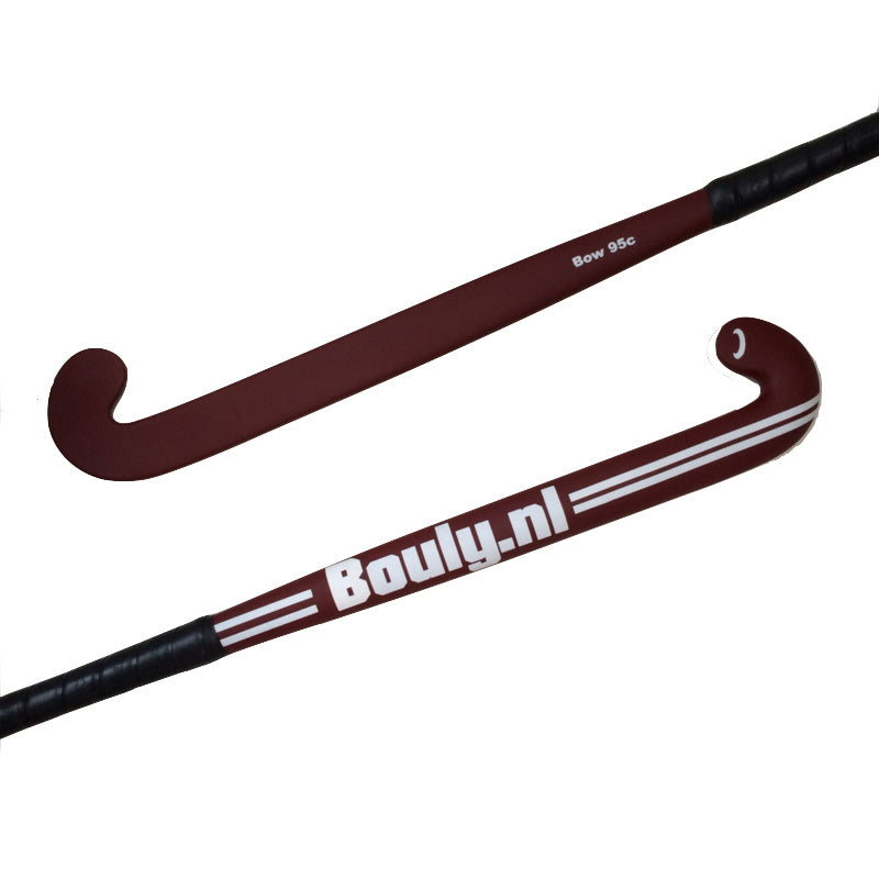 De 'Bow' 95c mat bordeaux rood, 95% carbon